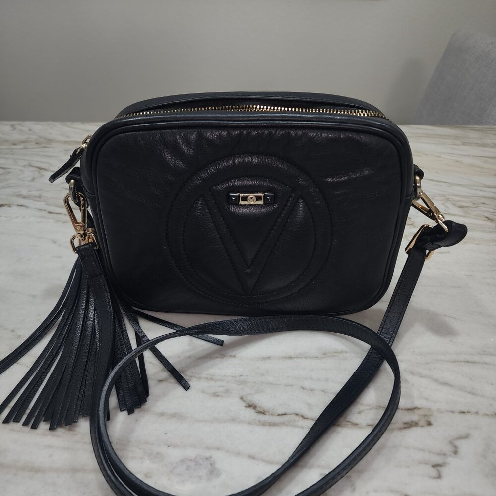 Valentino by Mario Valentino Mia Signature Leather Camera Bag